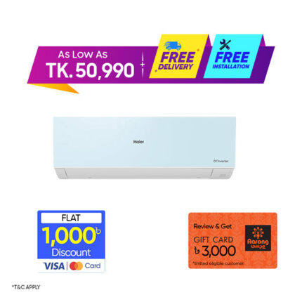 Haier 1.5 Ton ZenGlow Inverter Air Conditioner [ZenGlow-18INVPX6B]