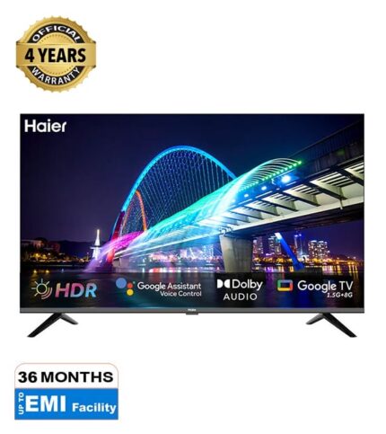 Haier 32" HD Bezel Less DLED Google TV (H32K800X) (Best Price)