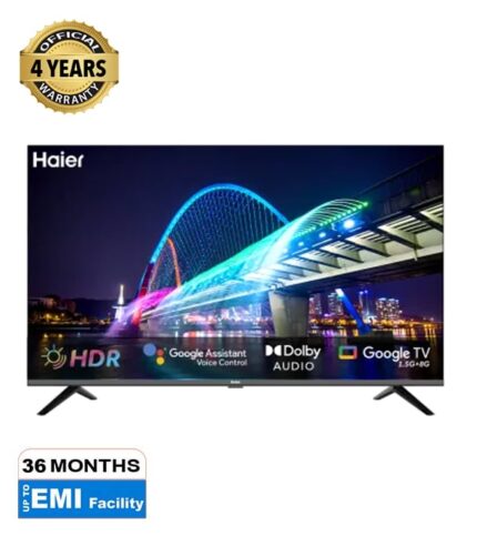 Haier 43" Bezel Less FHD Google TV (H43K800FX) (Best Price)