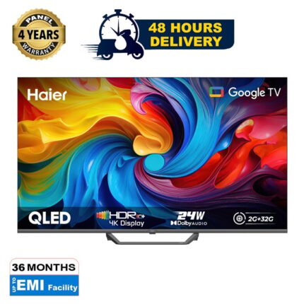 Haier 43" QLED 4K Dolby Audio Google TV H43S80EUX